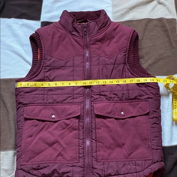 Aeropostale Maroon and Orange Vest - Picture 14 of 15